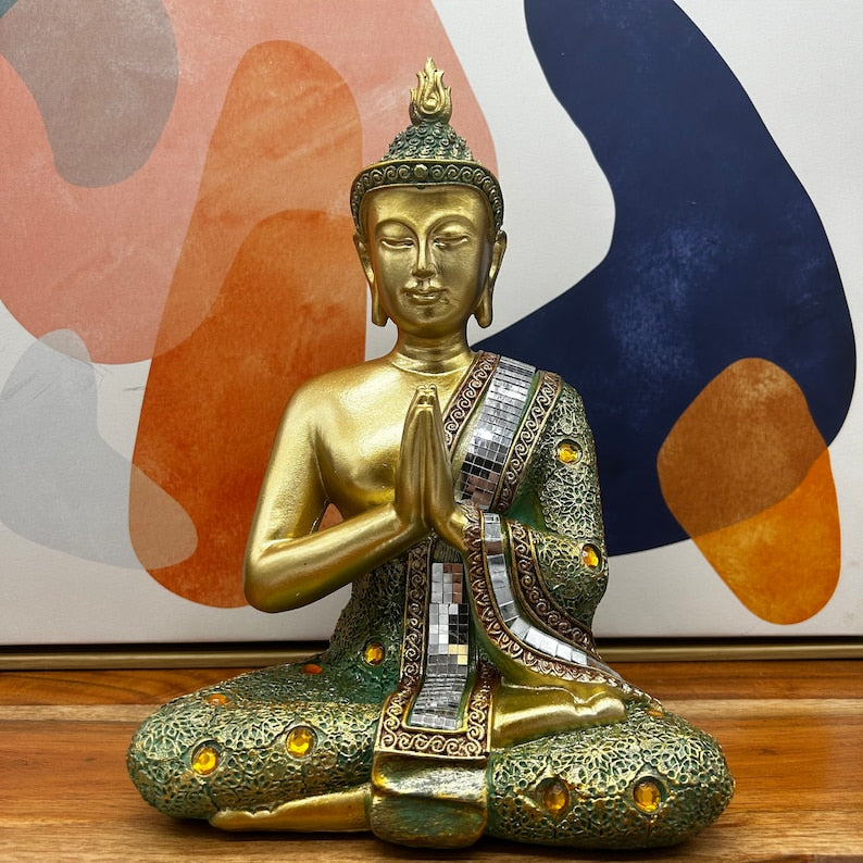 10" Buddha Decor Meditation Statue for Decoration | Gift Box Go