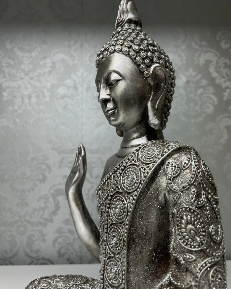 Buddha Statue Sitting Home Decor Statue - 12 Inch