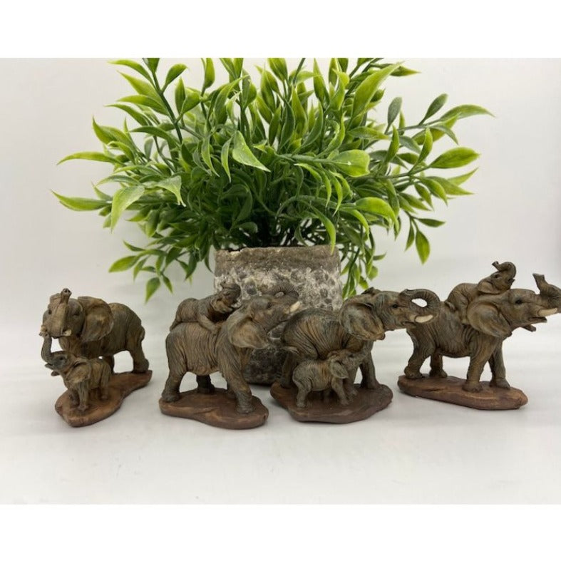 Small Elephant Figurine for Home Decor Gift