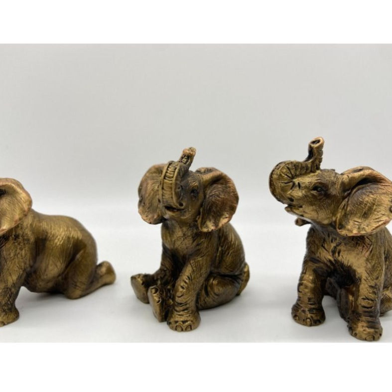 Small Elephant Figurine for Home Decor