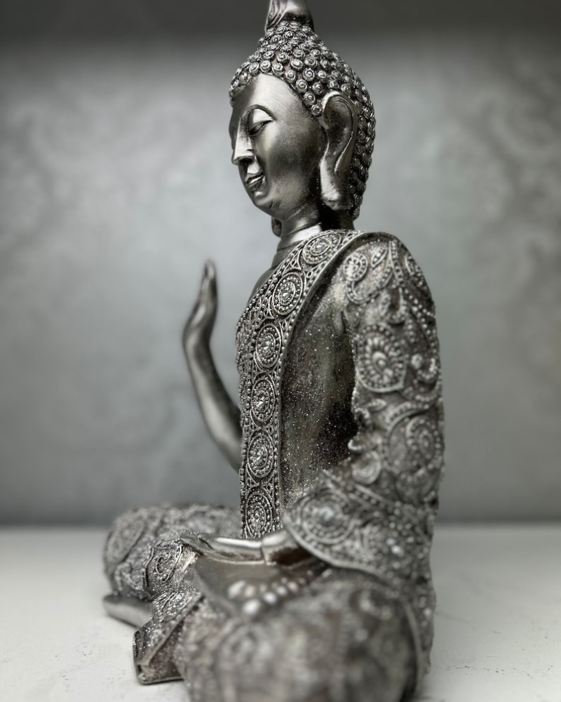 Buddha Statue Sitting Home Decor Statue - 12 Inch