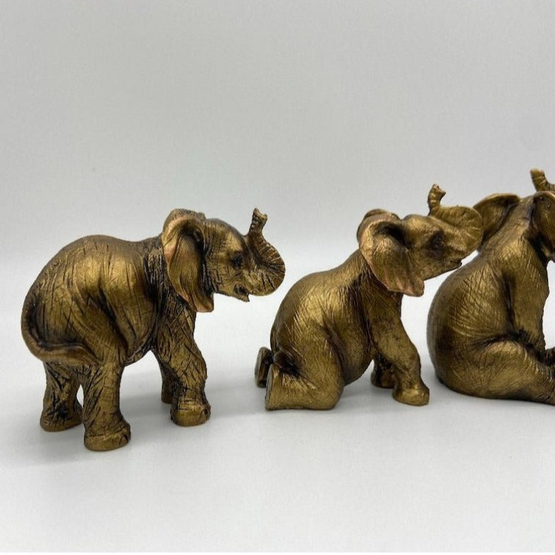 Small Elephant Figurine for Home Decor Gift