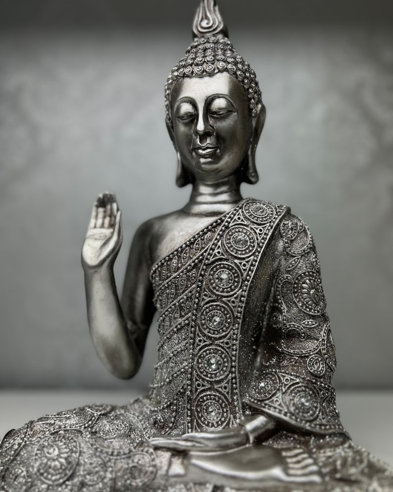 Buddha Statue Sitting Home Decor Statue - 12 Inch