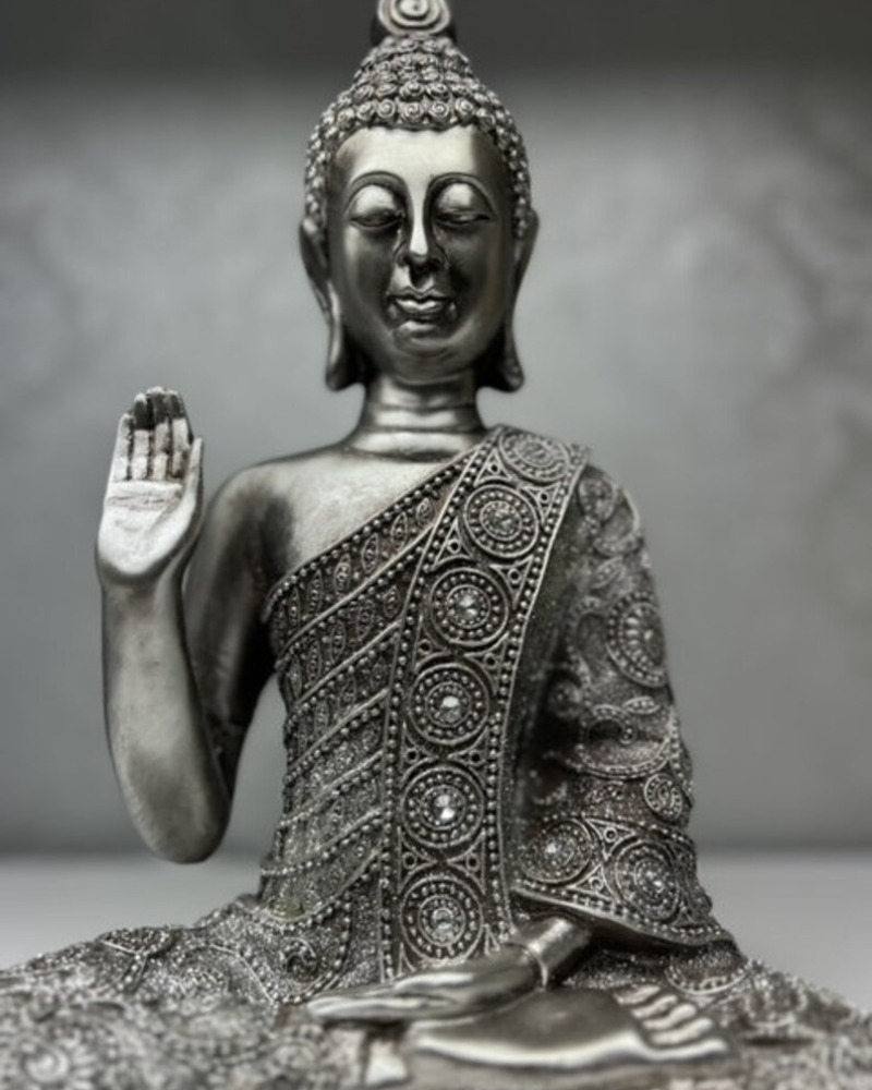 Buddha Statue Sitting Home Decor Statue - 12 Inch