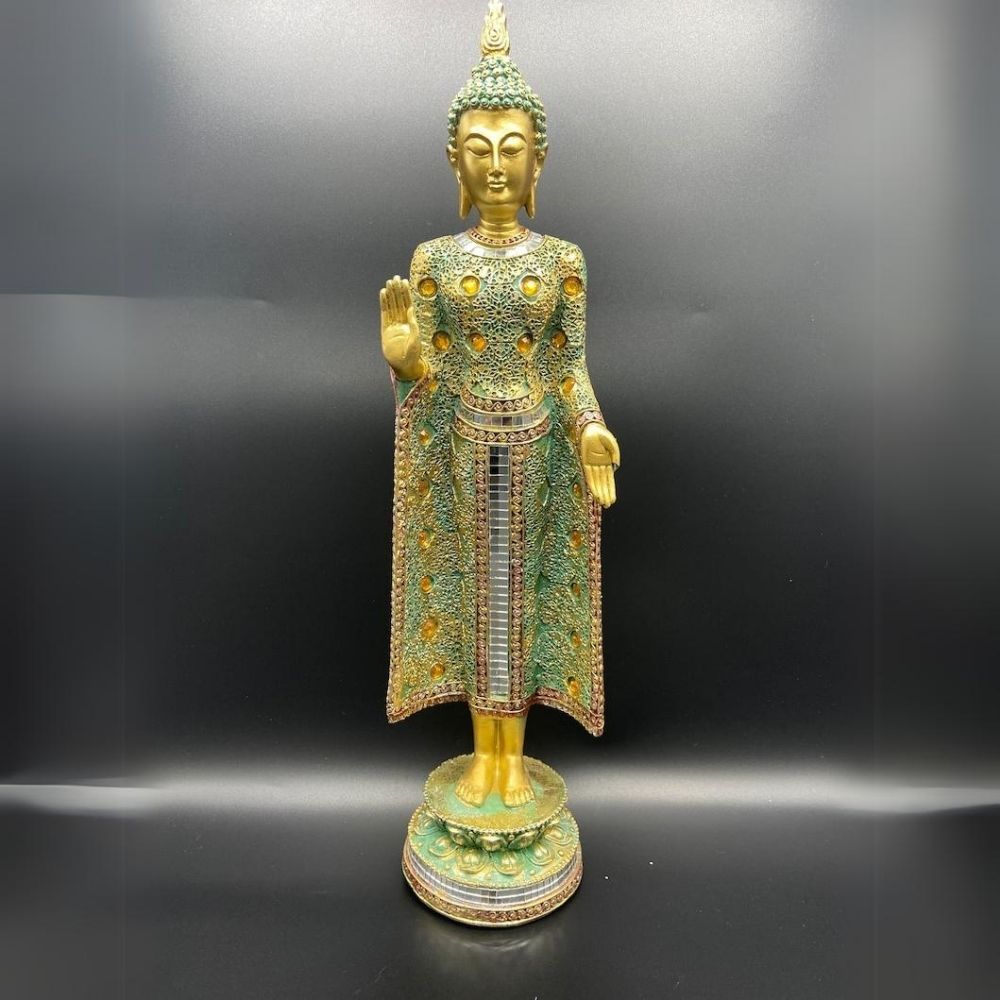18" Tall Standing Buddha Statue 18" inches | Gift Box Go