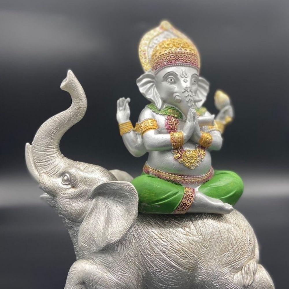 Elephant Figurine Lord Ganesha Statue Under 20 Dollars