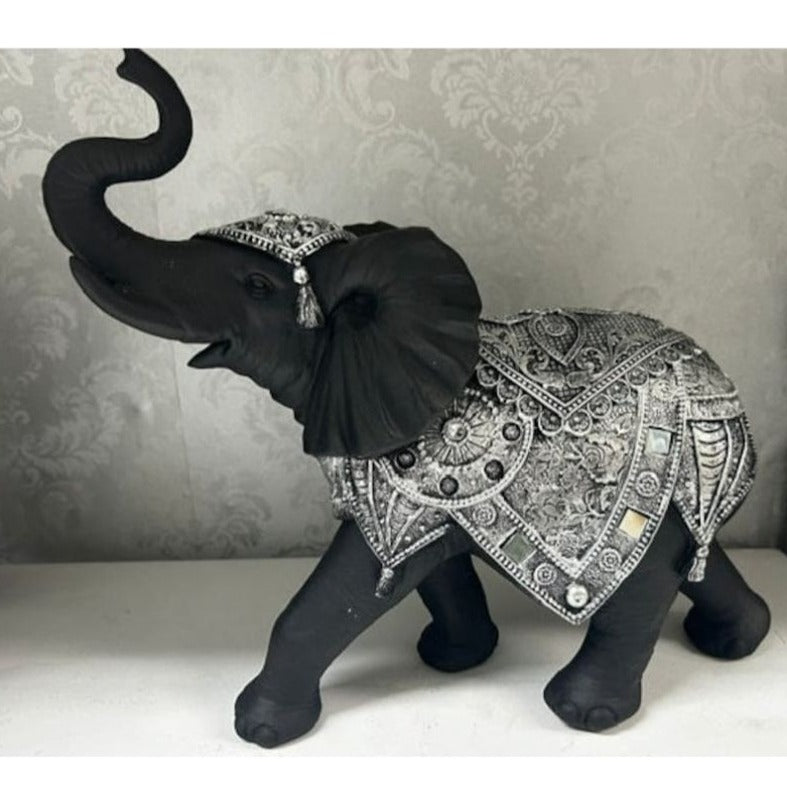 Elephant Figurines Lucky Home Decor Gift