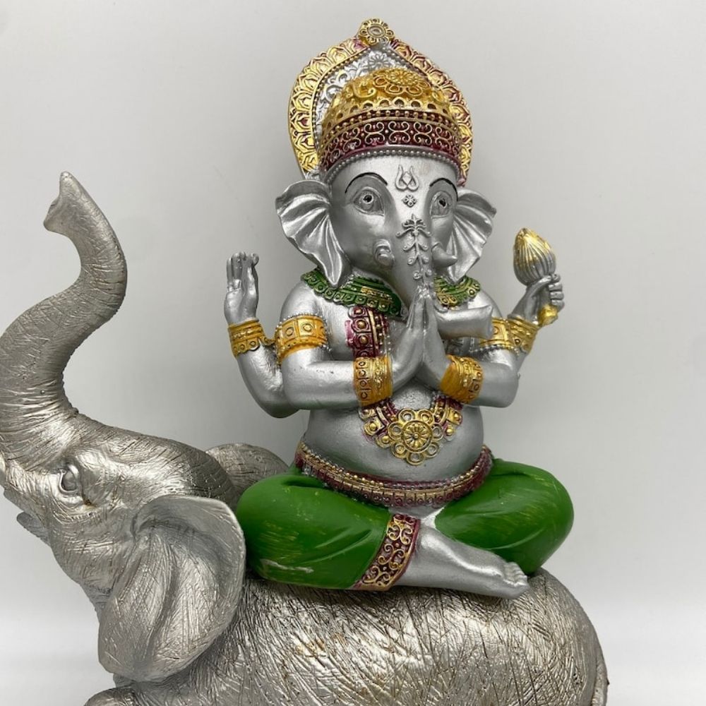 Elephant Figurine Lord Ganesha Statue Under 20 Dollars