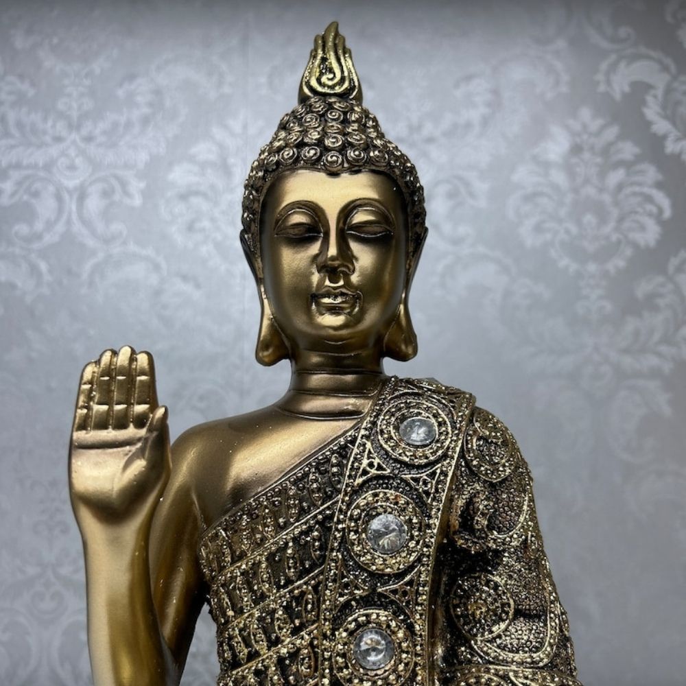 Golden Buddha Statue Home and Office Decor