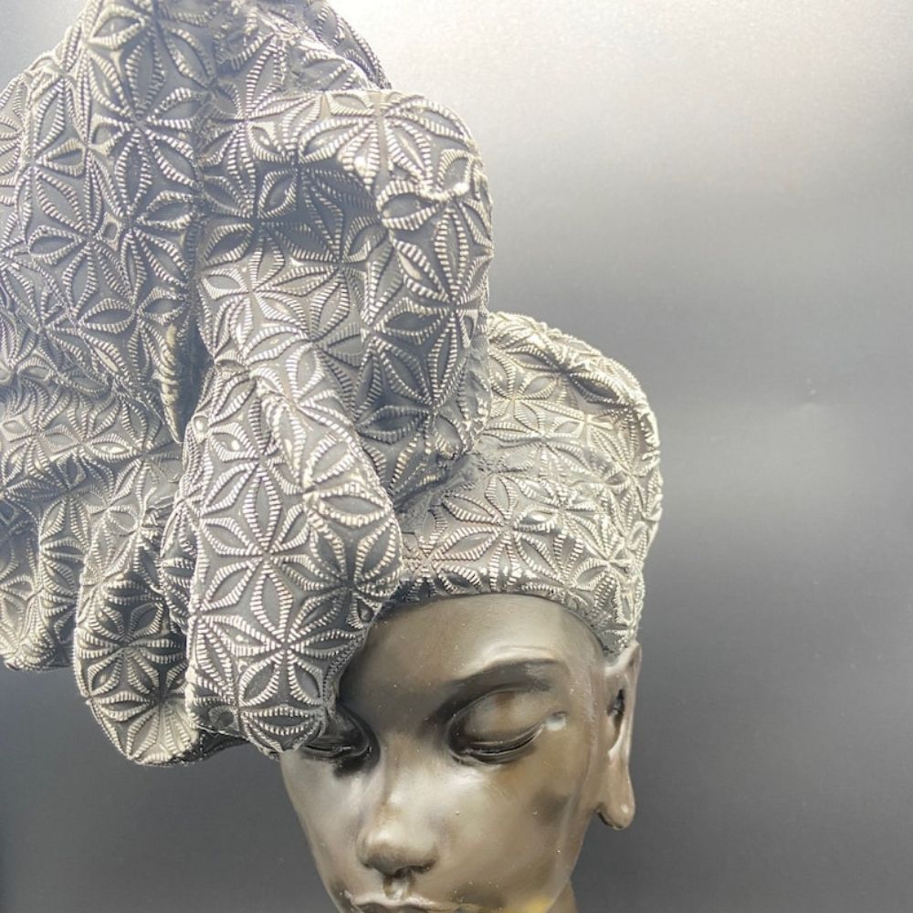 African American Bust Decorative Sculpture for Table Top