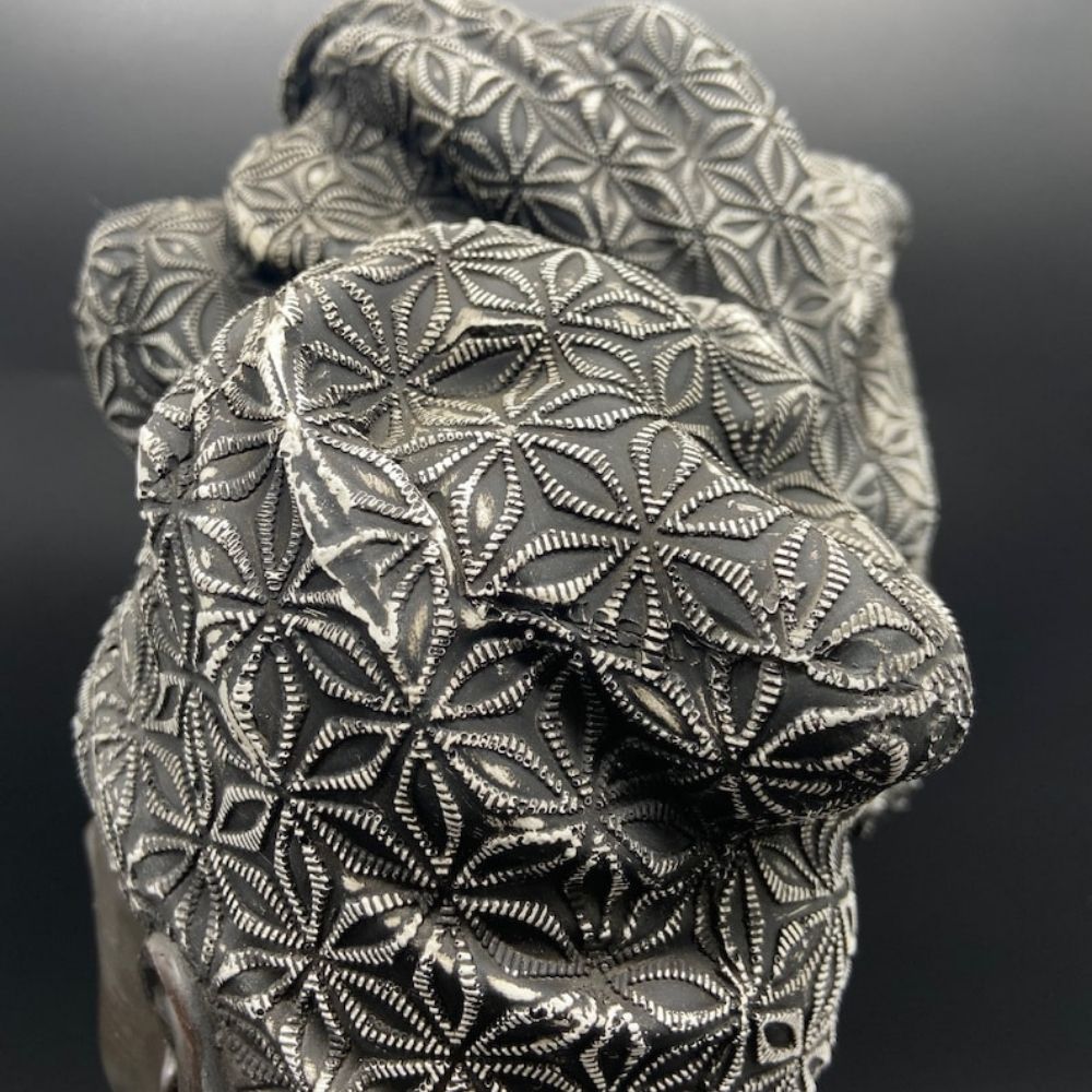 17" African American Bust Decorative Sculpture for Table Top