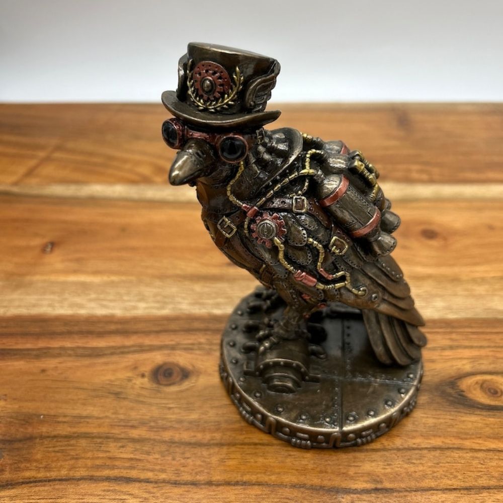 SteamPunk Raven Ravencroft Rocket Fuel 6.5 Home Decor