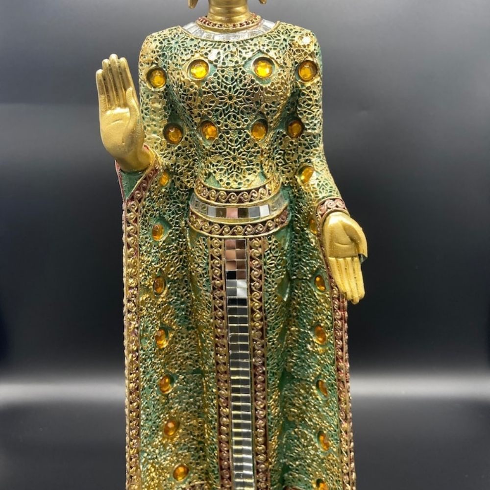 Tall Standing Buddha Statue - 18 Inch