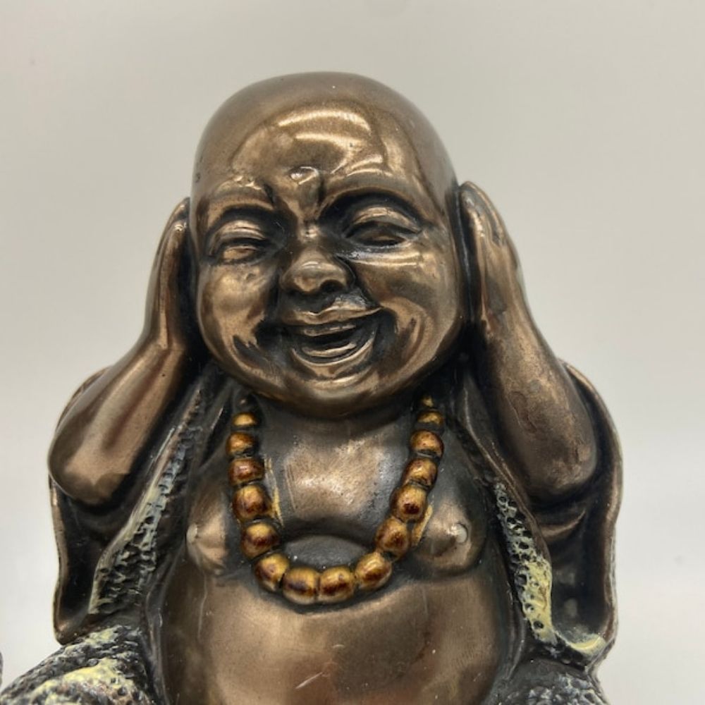 Three Wise buddha Statue Indoor Décor - 5 Inch
