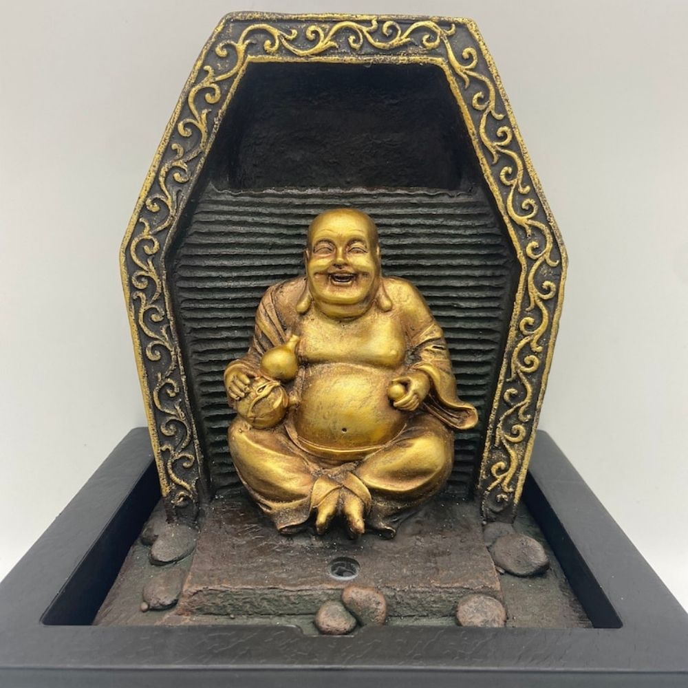 Buddha Indoor Water Fountain Statue 10 Inches