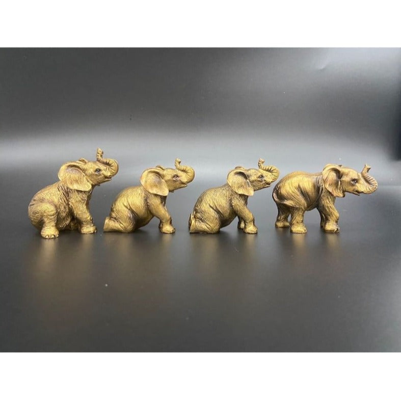 Small Elephant Figurine for Home Decor