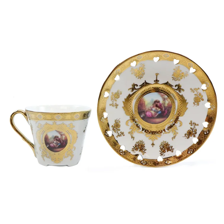 Elegant Romance Design Porcelain Tea pot Set