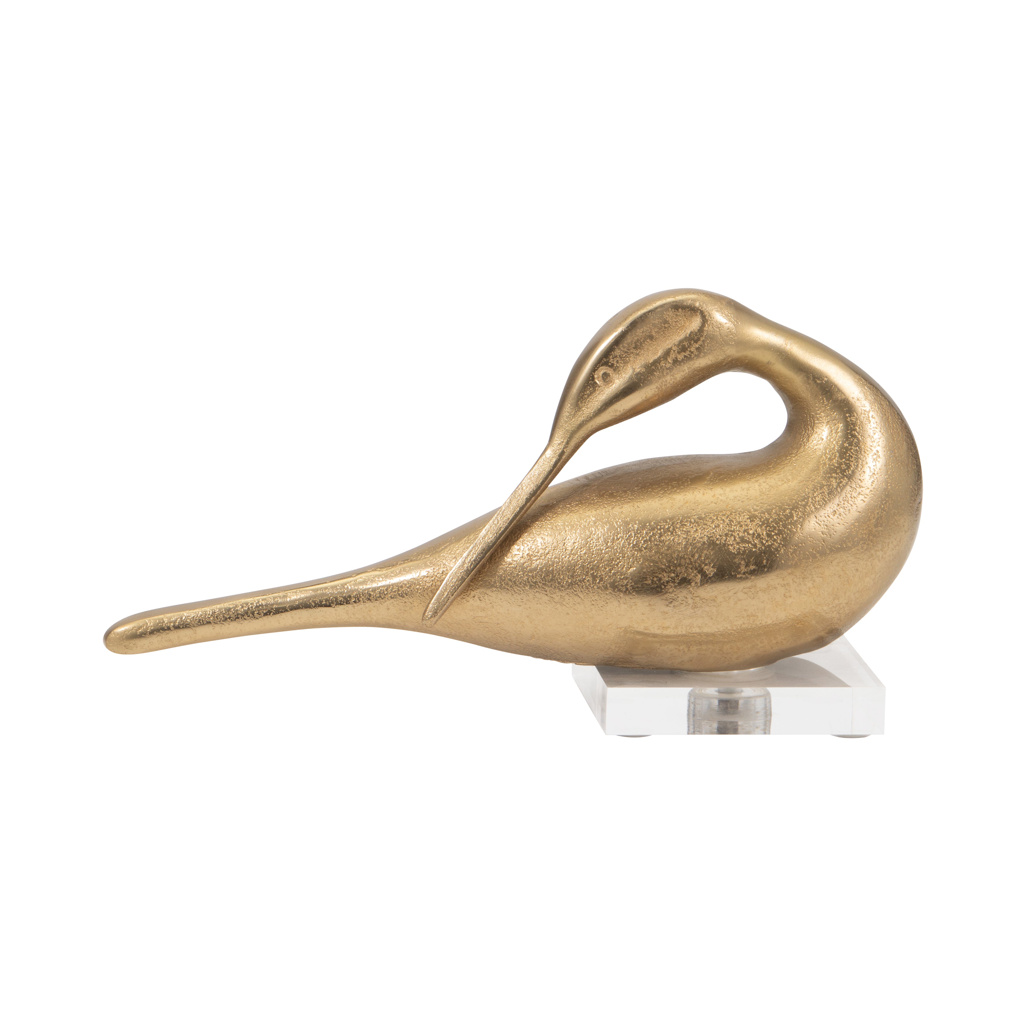 Gold Bird Figurine Home Table Decor