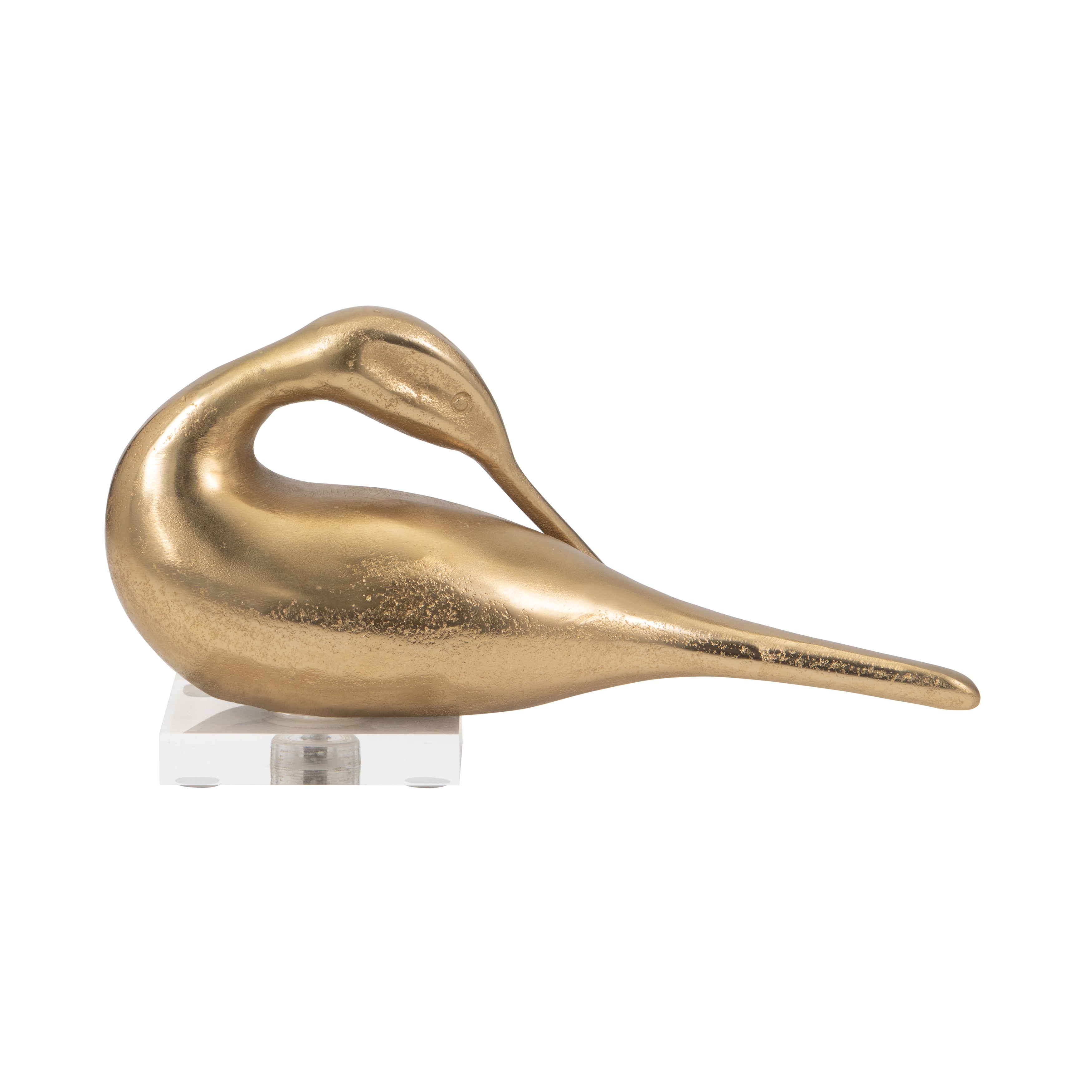 Gold Bird Figurine Home Table Decor
