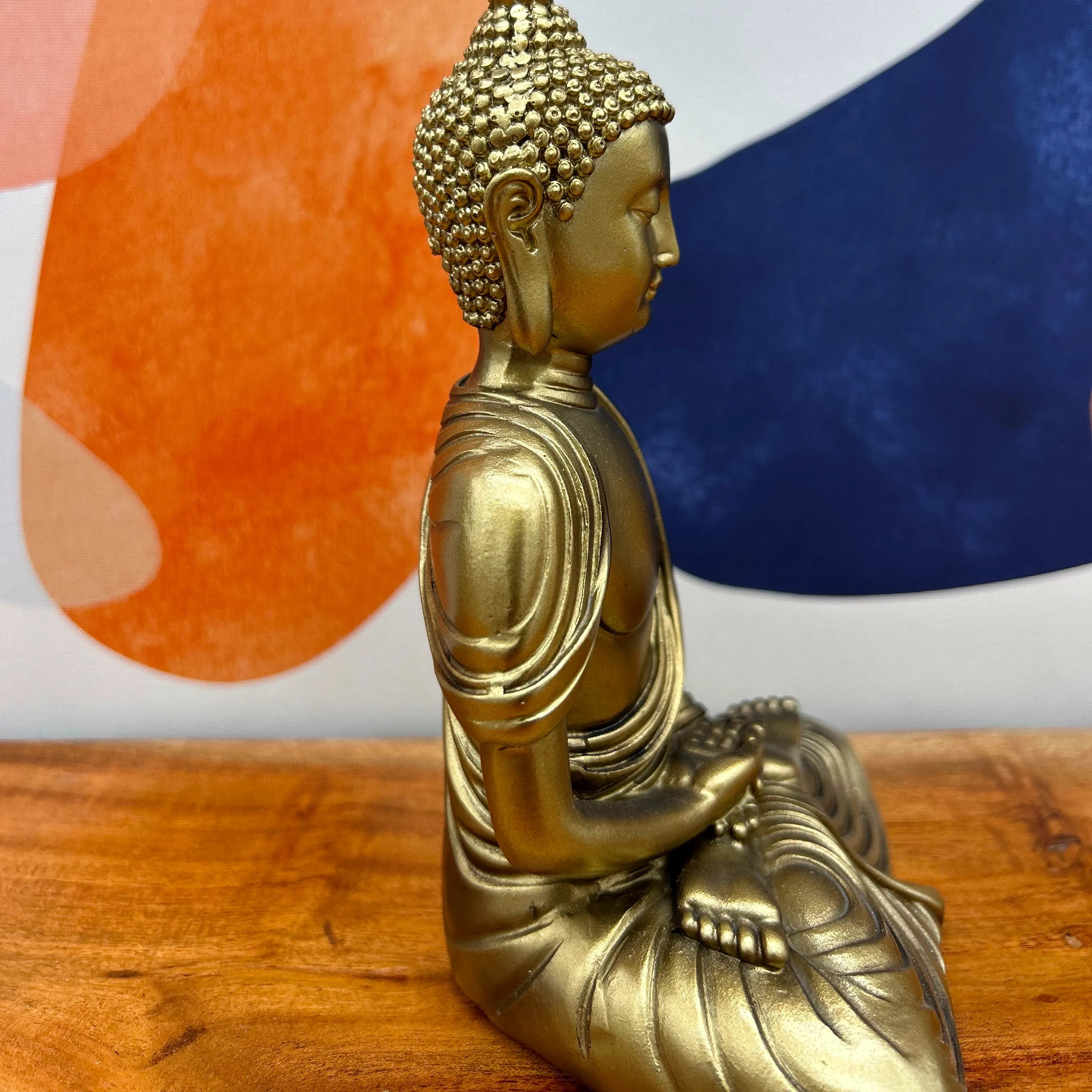 Golden Buddha Statue Home Decor Gift