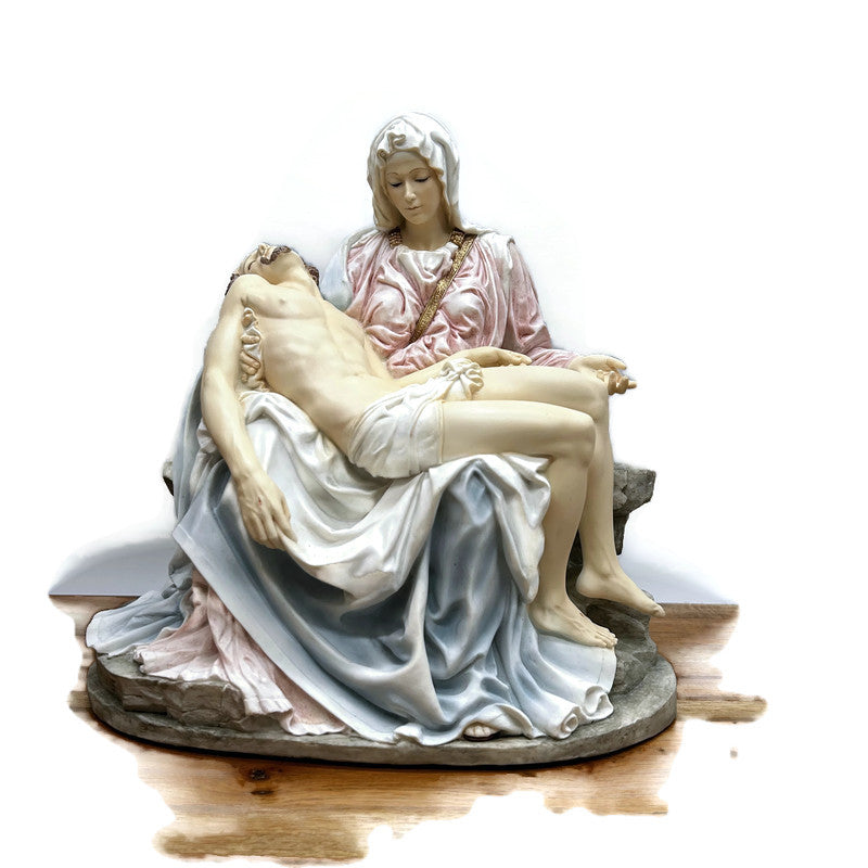 Pieta Statue by Michelangelo 10" - Masterpiece for Home Décor Christmas Gift Decor