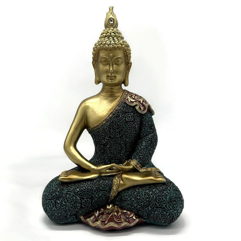 Golden Colorful Buddha Statue