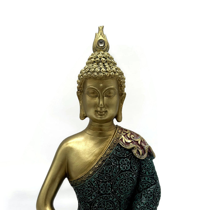 Golden Colorful Buddha Statue