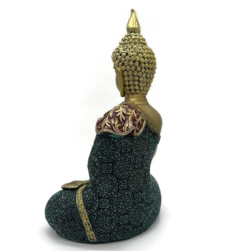 Golden Colorful Buddha Statue