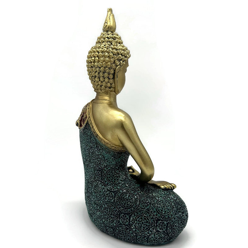 Golden Colorful Buddha Statue