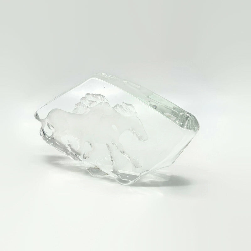Crystal Horse Figurine Sculpture