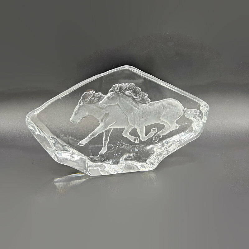 Crystal Horse Figurine Sculpture