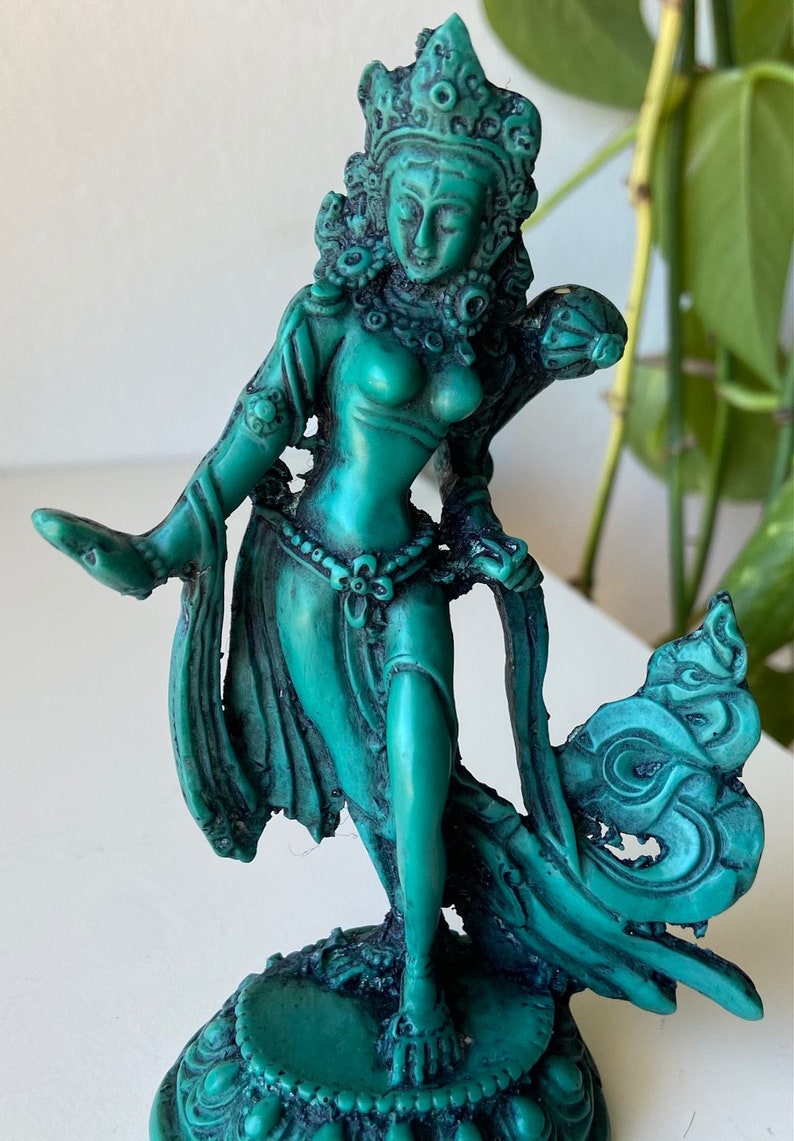 Green Tara Statue