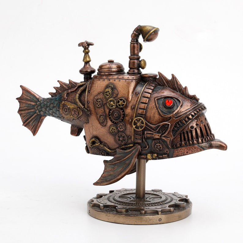 Steampunk Submarine Statue - Table Decor