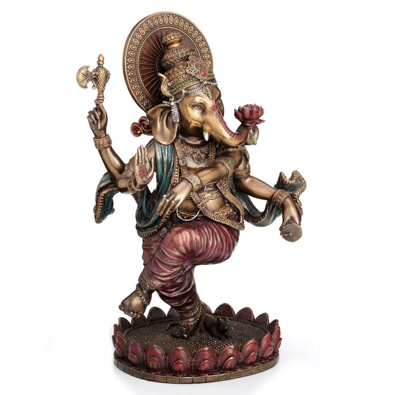 Dancing Ganesha Statue - Home Decor Accent & Housewarming Gift
