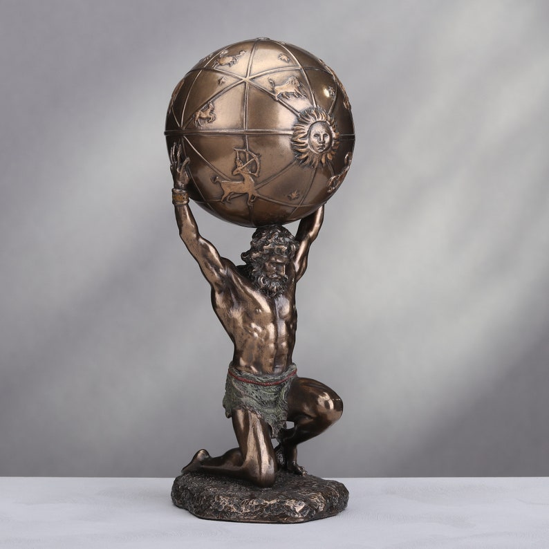 Atlas Carrying the Sphere - Greek Sculpture for Stylish Décor