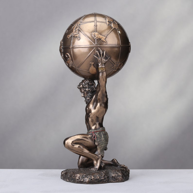 Atlas Carrying the Sphere - Greek Sculpture for Stylish Décor