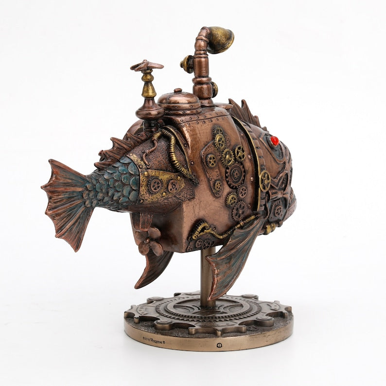 Steampunk Submarine Statue - Table Decor