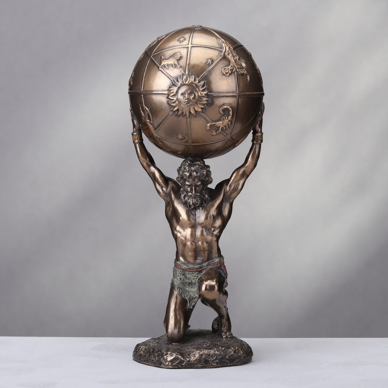 Atlas Carrying the Sphere - Greek Sculpture for Stylish Décor