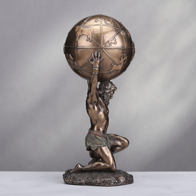 Atlas Carrying the Sphere - Greek Sculpture for Stylish Décor