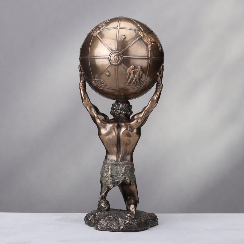 Atlas Carrying the Sphere - Greek Sculpture for Stylish Décor