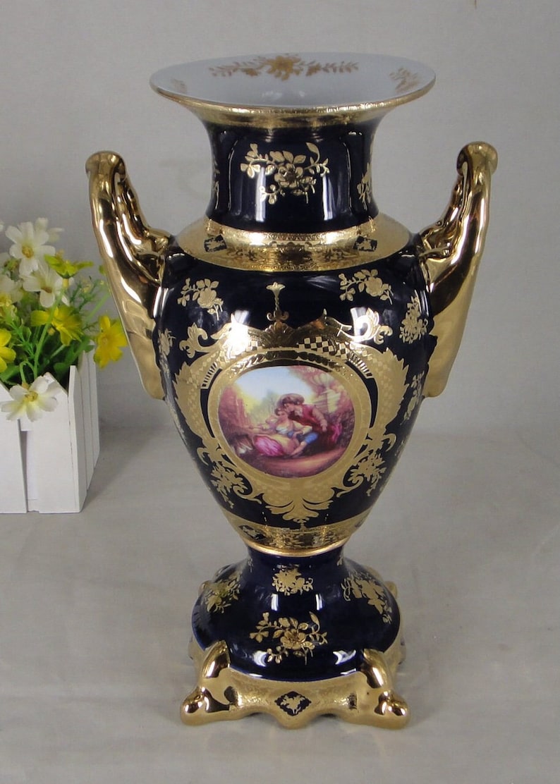 12" Elegant Romance Design Porcelain Tea pot Set | Gift Box Go
