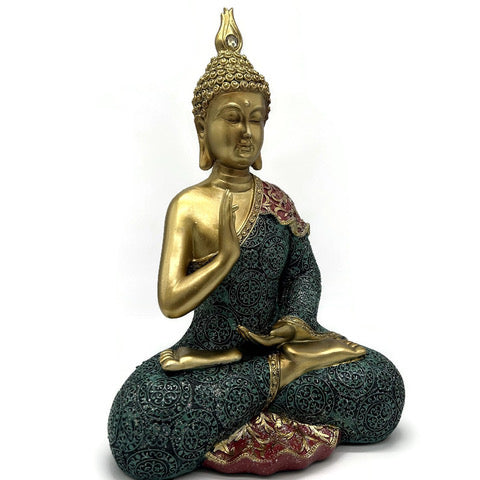 Golden Colorful Buddha Statue