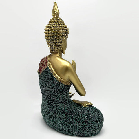 Golden Colorful Buddha Statue