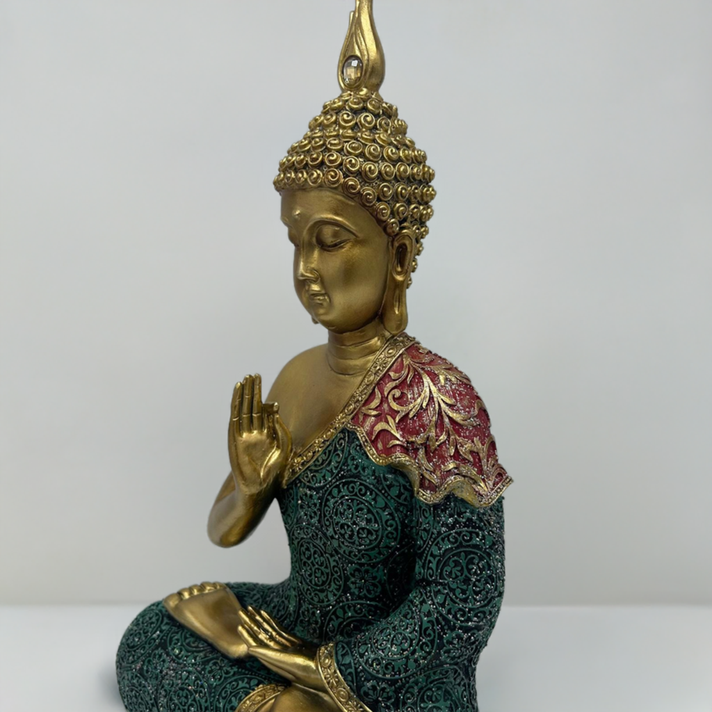 Golden Colorful Buddha Statue