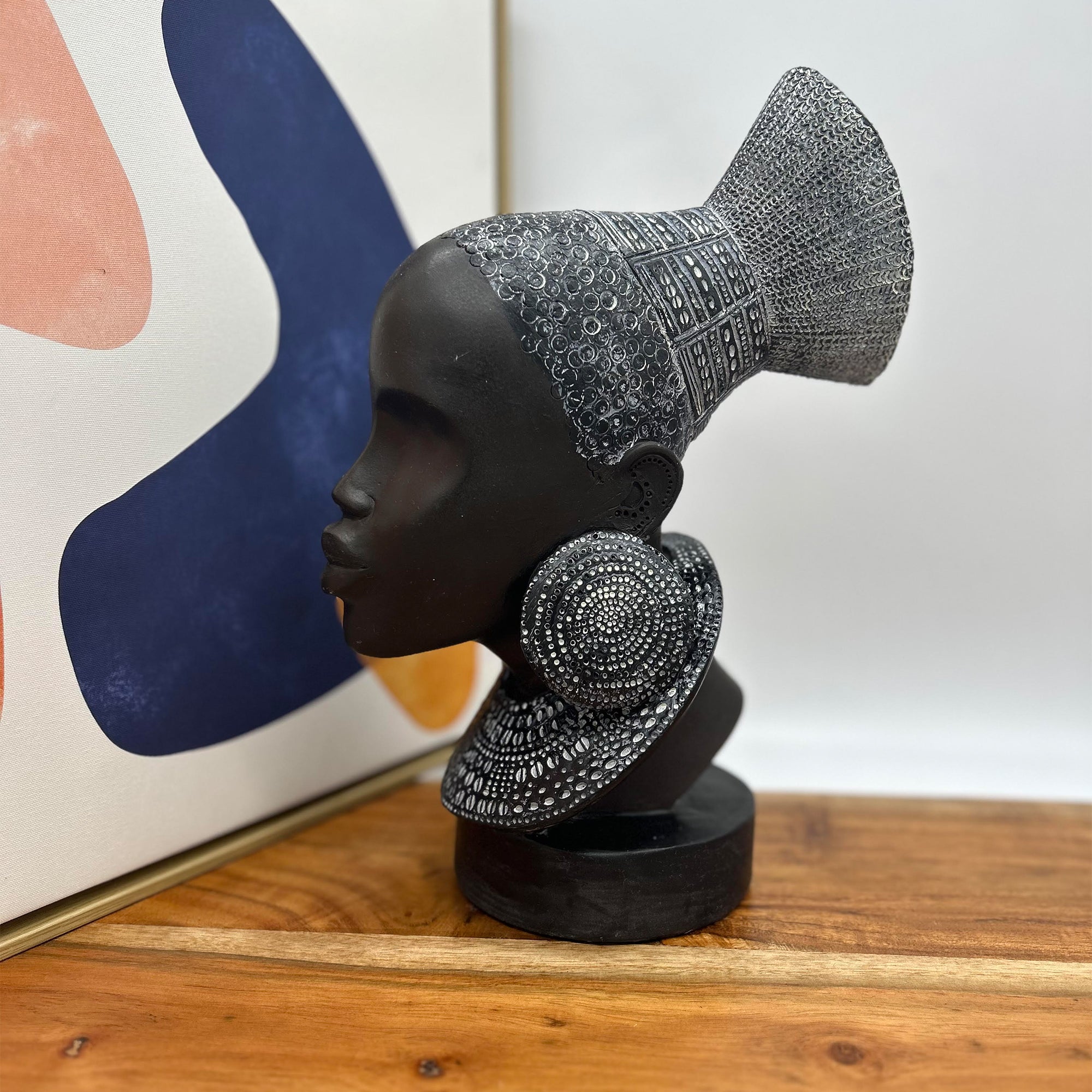 10.5" African Statue Home Decor | Gift Box Go
